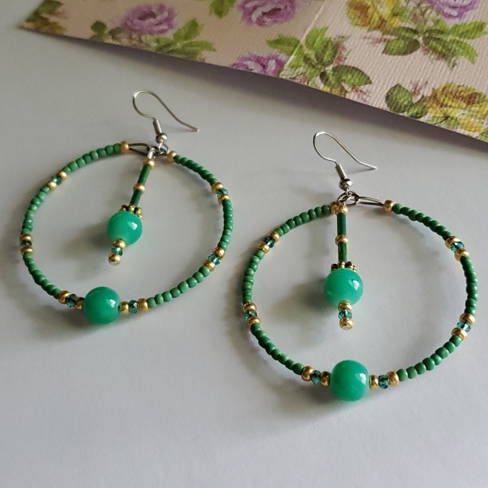 Pretty Beaded Earrings